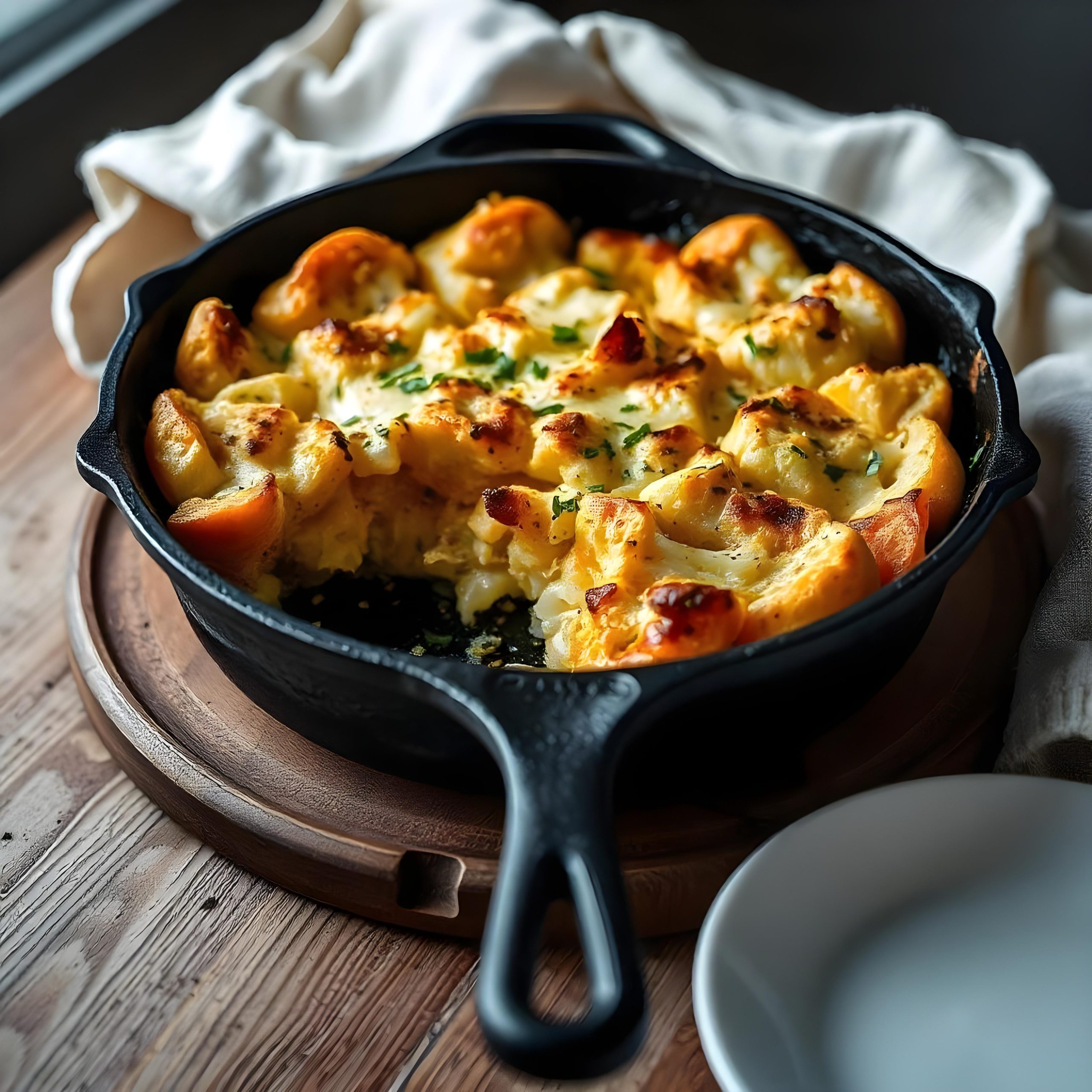 Butternut Cauliflower Cheese Bake