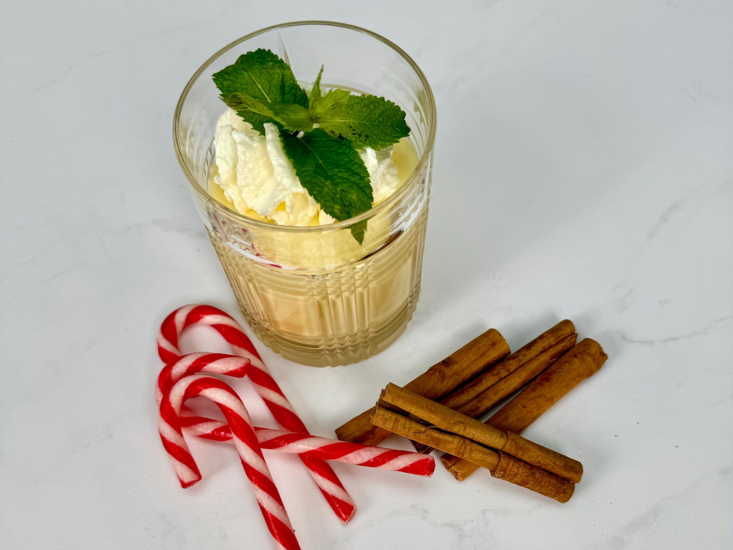 Holiday Bourbon Bliss Eggnog with Dark Rum