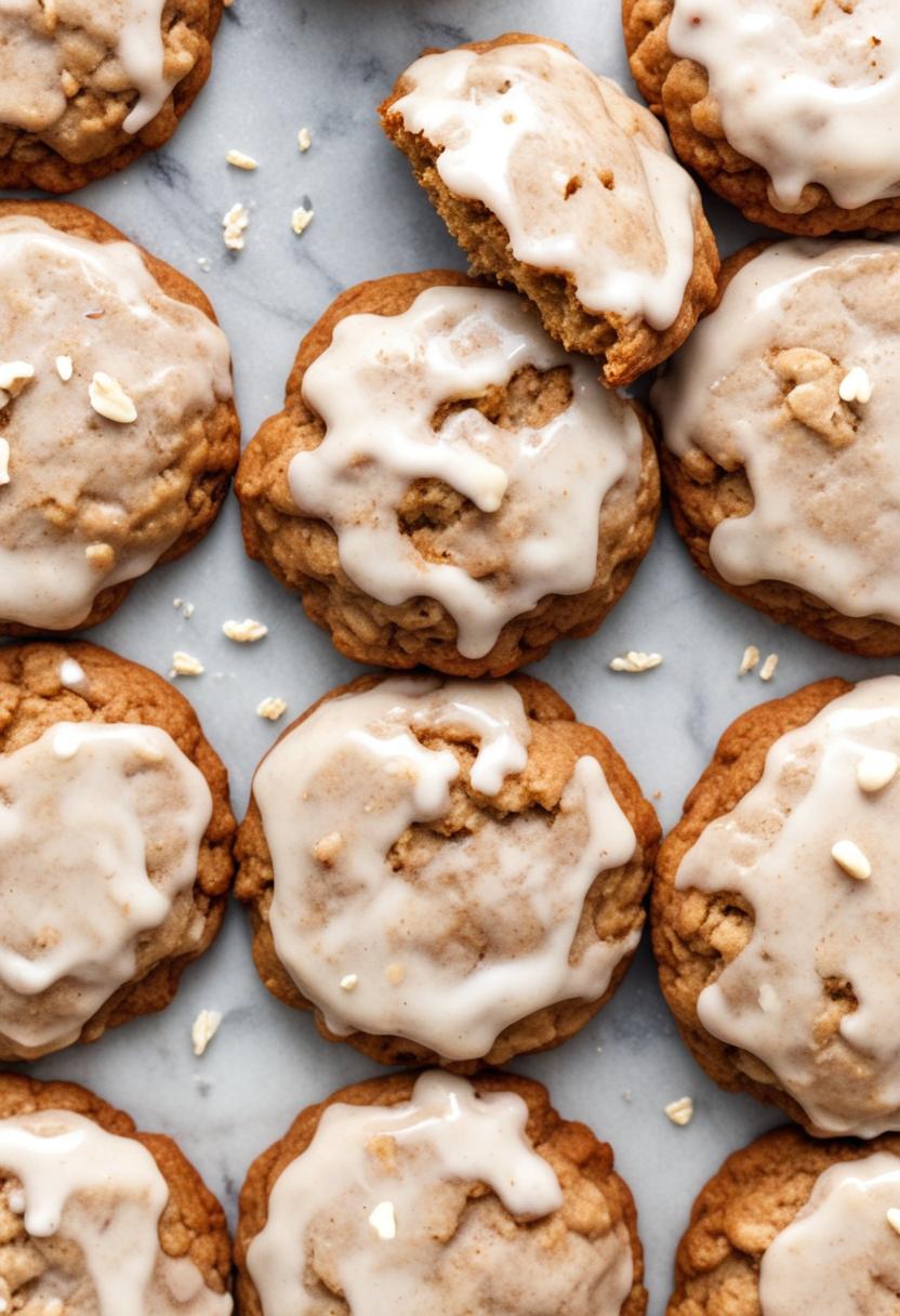 Gingerbread Oatmeal Cookies with Spiced Icing: The Perfect Holiday Treat