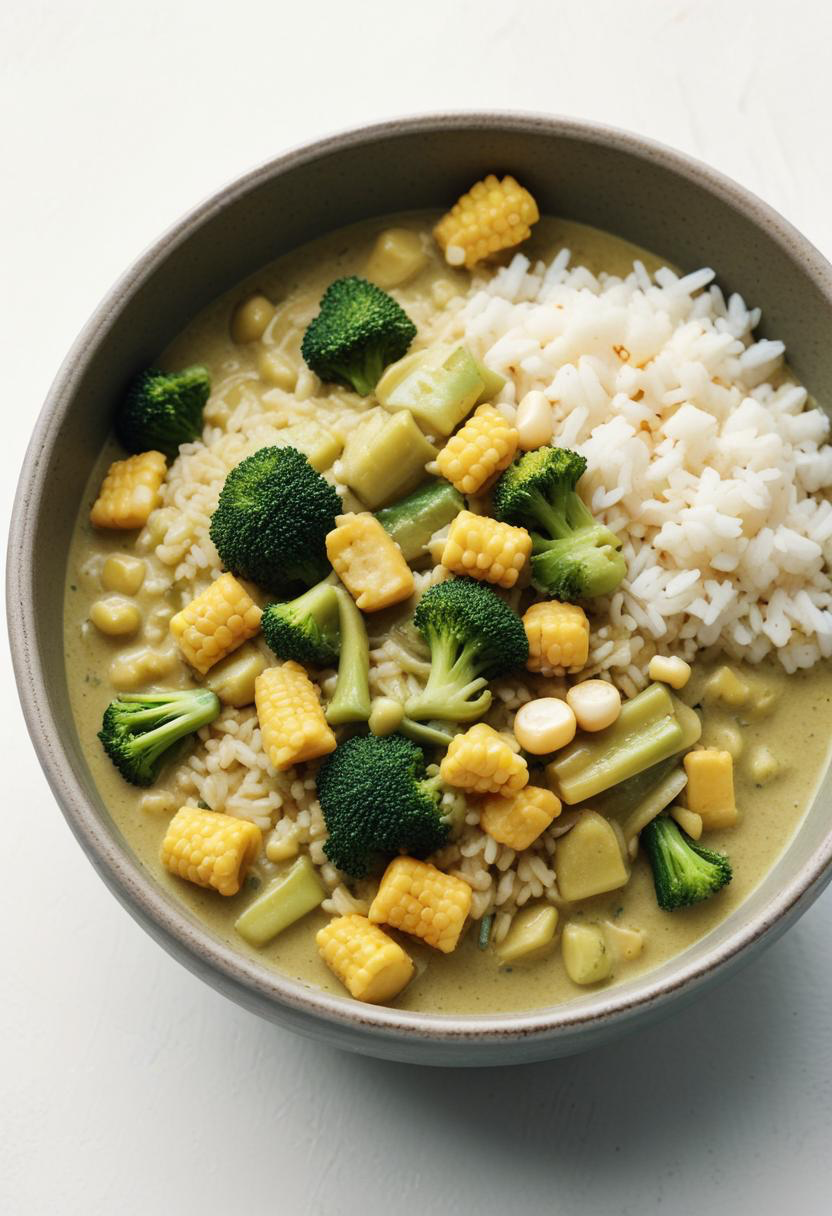 Green Curry Broccoli Buddha Bowl