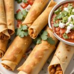 Zesty Crunchy Chicken Taquitos