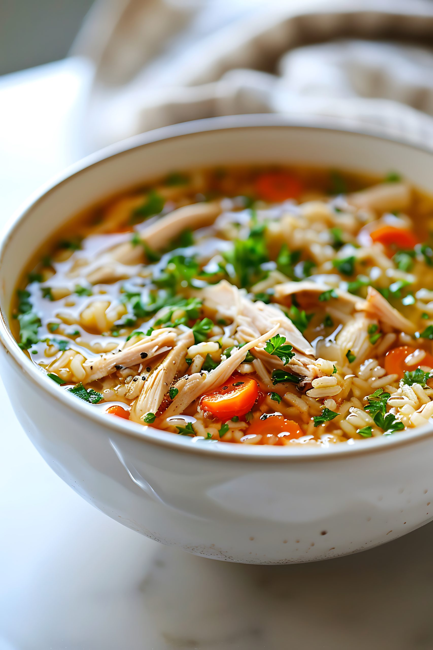 One-Pot Turkey Soup with Basmati Rice