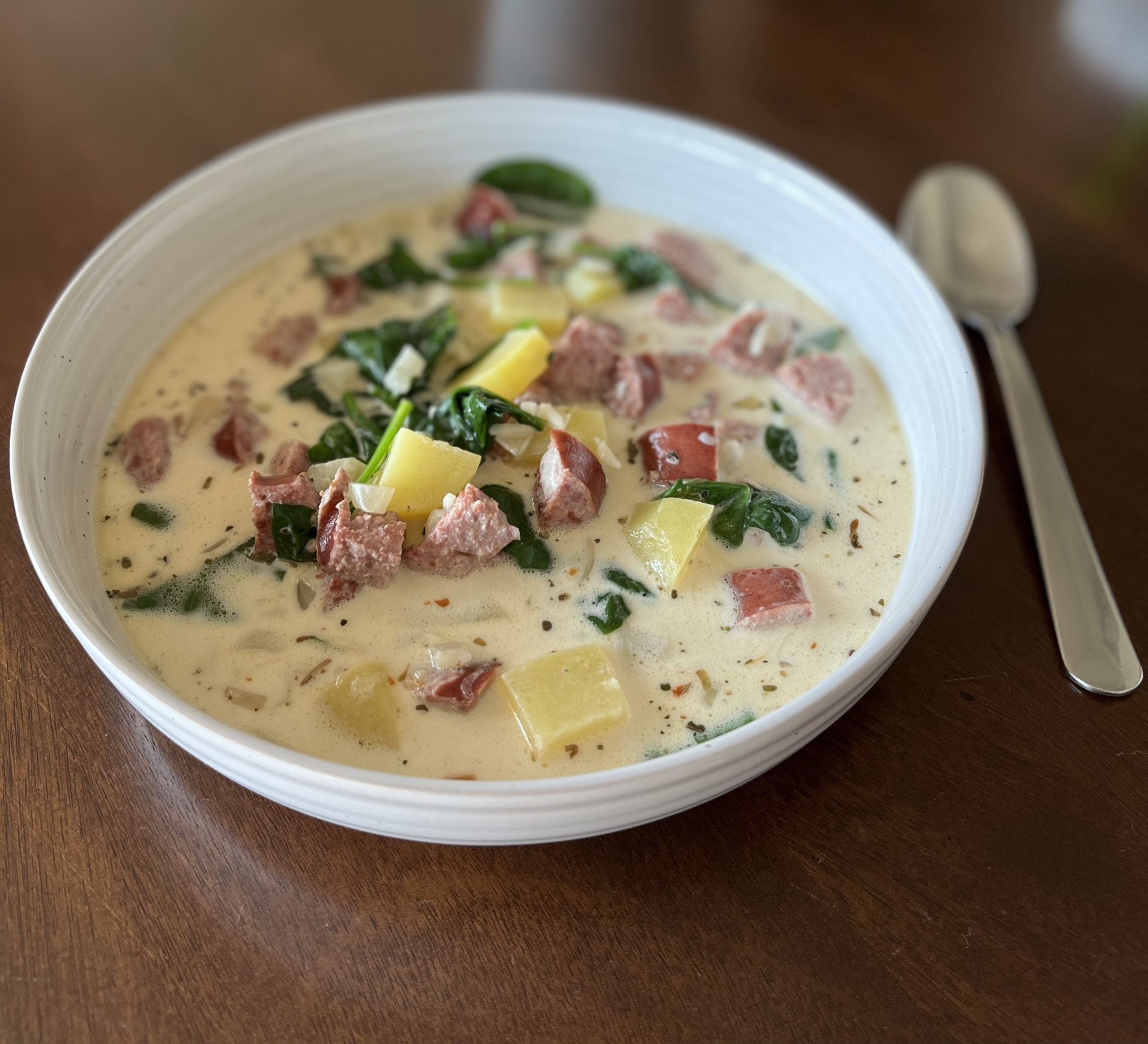 Spicy Sausage Zuppa Toscana Soup